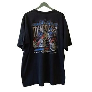 New Sealed‎ Deadstock Motorcycle Madness Size 3XL Shirt Y2k Tribal Budweiser MX